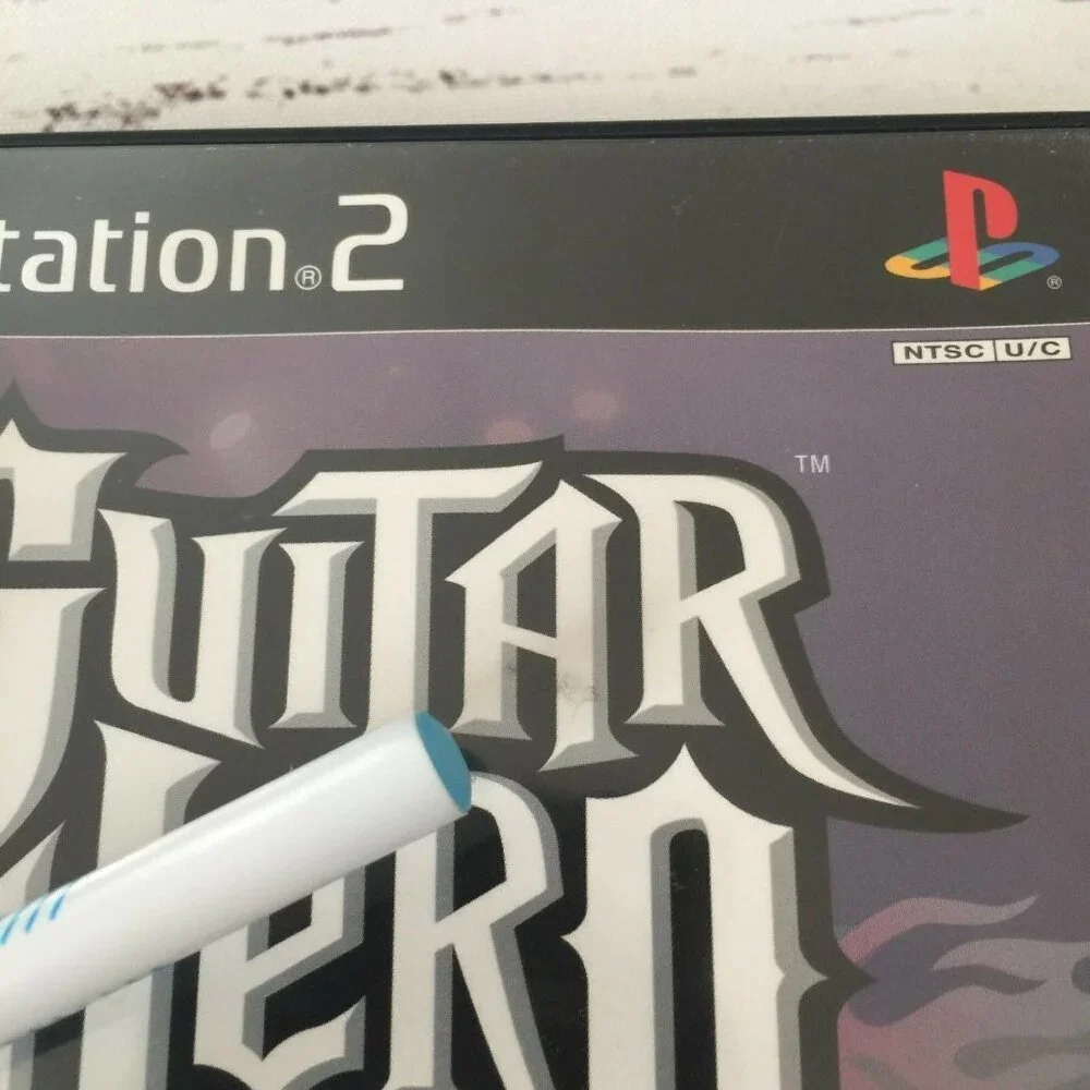 Guitar Hero Encore Rock The 80s Sony PlayStation 2 PS2 Video Game Tested Works